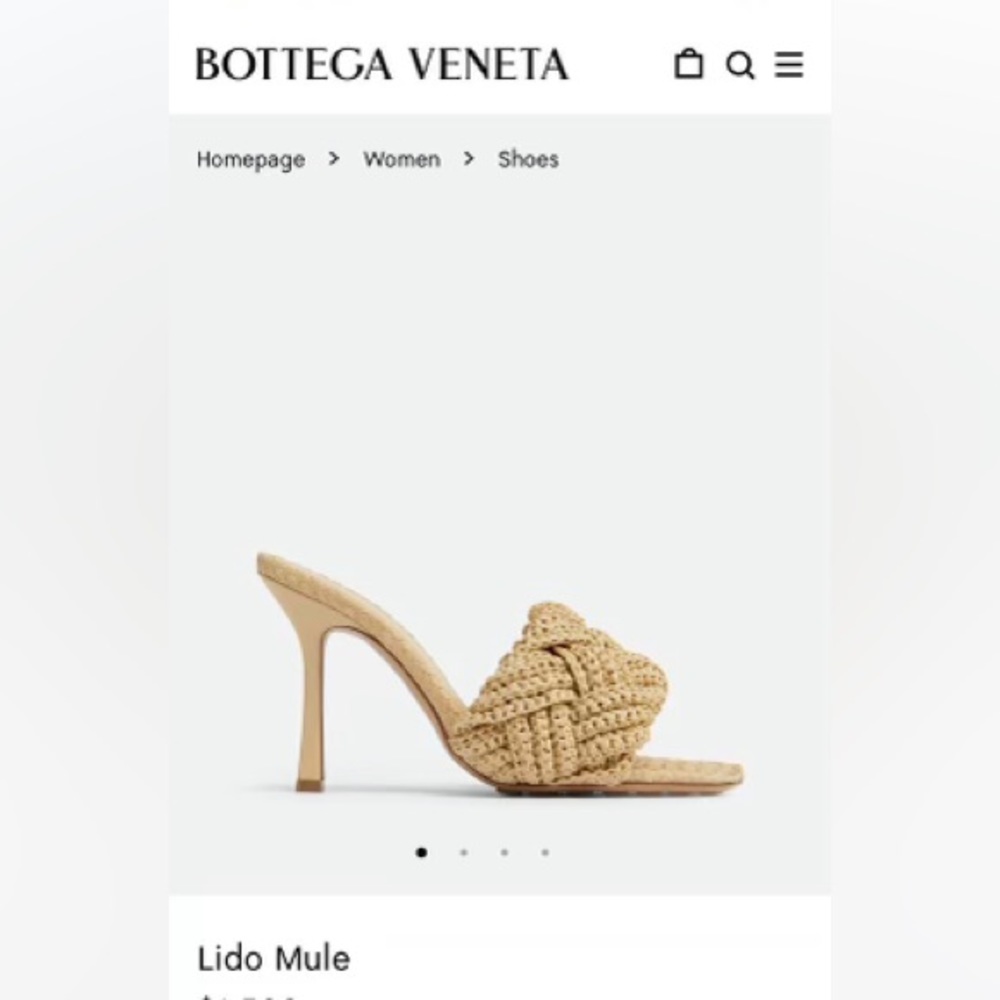 Bottega Veneta Lido Mule